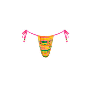 Gathered Tie Side Bikini Bottom - Sunshine Lover