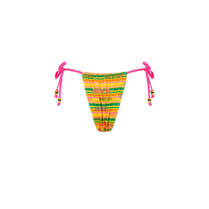 Gathered Tie Side Bikini Bottom - Sunshine Lover