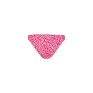 Shirred Minimal Full Coverage Bikini Bottom - Gelato Bloom