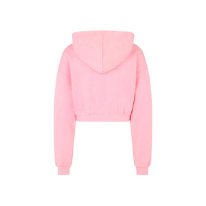 Cropped Zip Through Hoodie - Sugar Rush