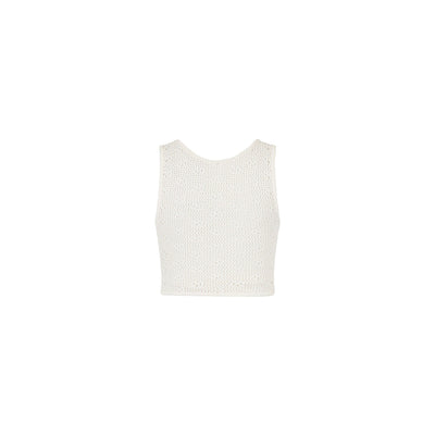 Seaside Knit Top - Whipped White