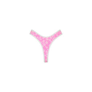 High Leg Thong Bikini Bottom - Sugar Sprinkle