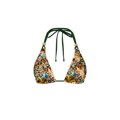 Beaded Halter Bralette Bikini Top - Sundaze