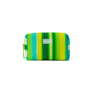 Quilted Makeup Pouch - Neon Splice