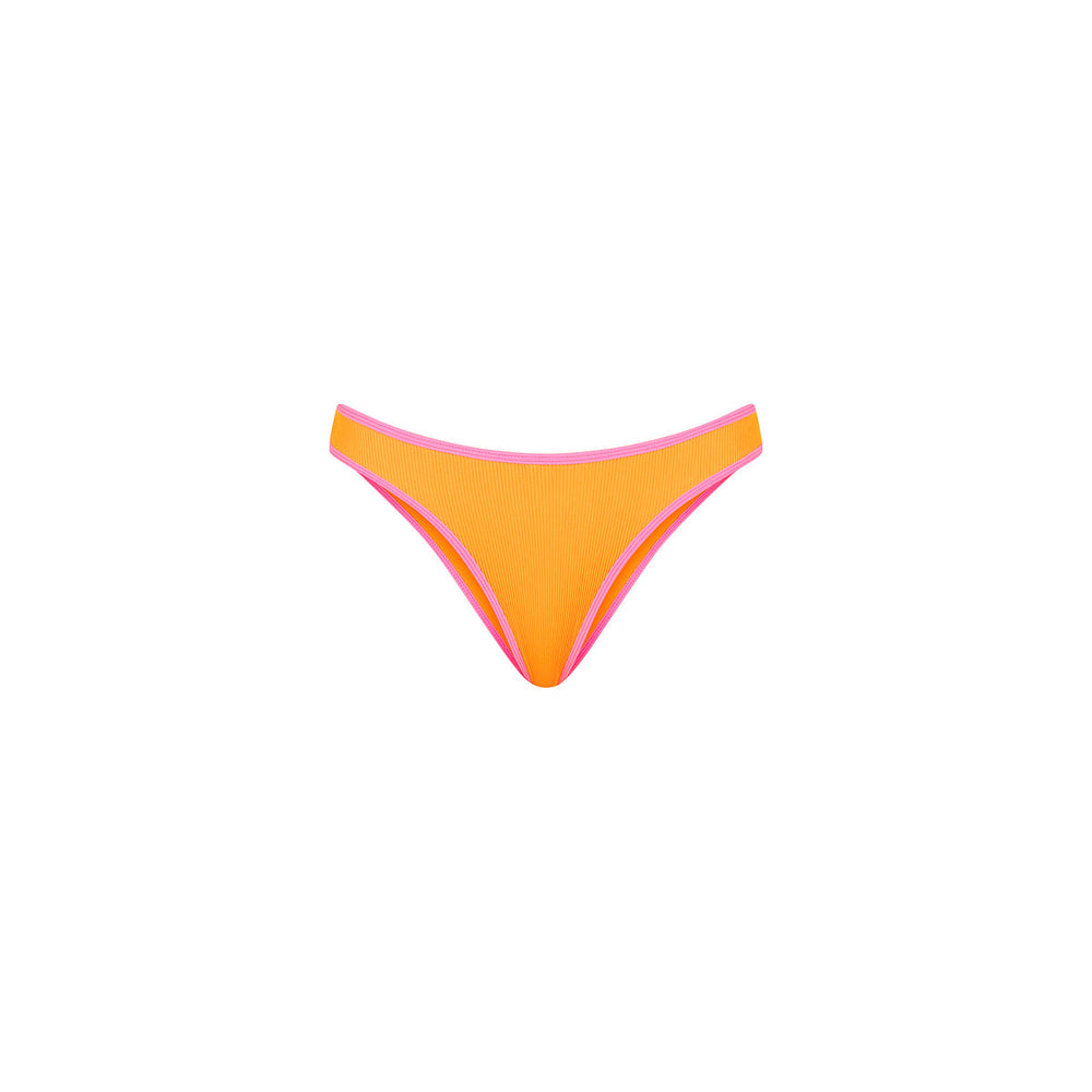 Modest Bind Full Coverage Bikini Bottom - Peach Pop