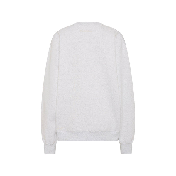Unisex Crew Neck Sweater - Silver Stone