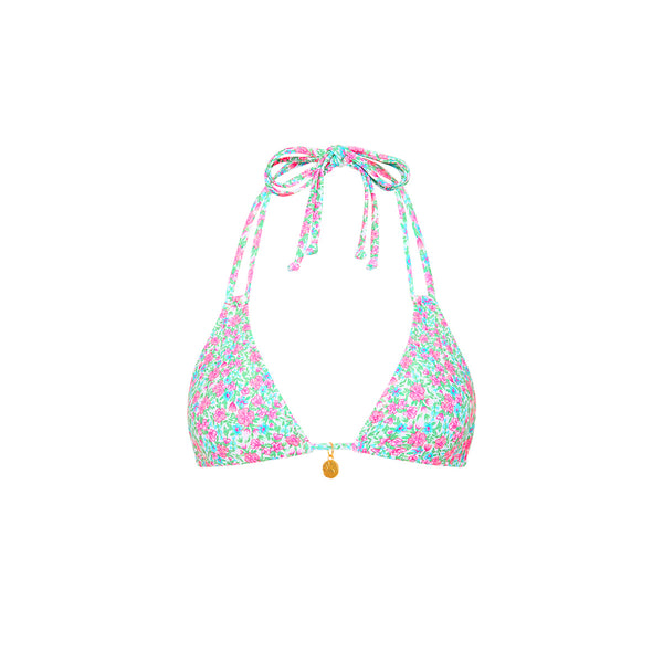 Halter Bralette Bikini Top - Sweet Pea