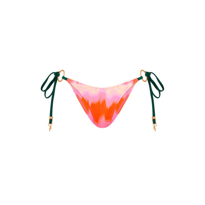 Ring Cheeky Tie Bikini Bottom - Strawberry Vanilla