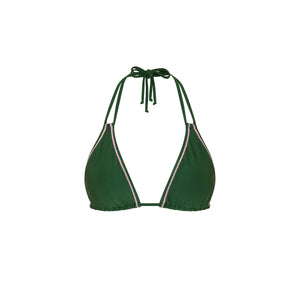 Stitch Halter Bikini Top - Jaded Juniper