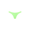 Minimal Cheeky Bikini Bottom -  Luau Lime Ribbed