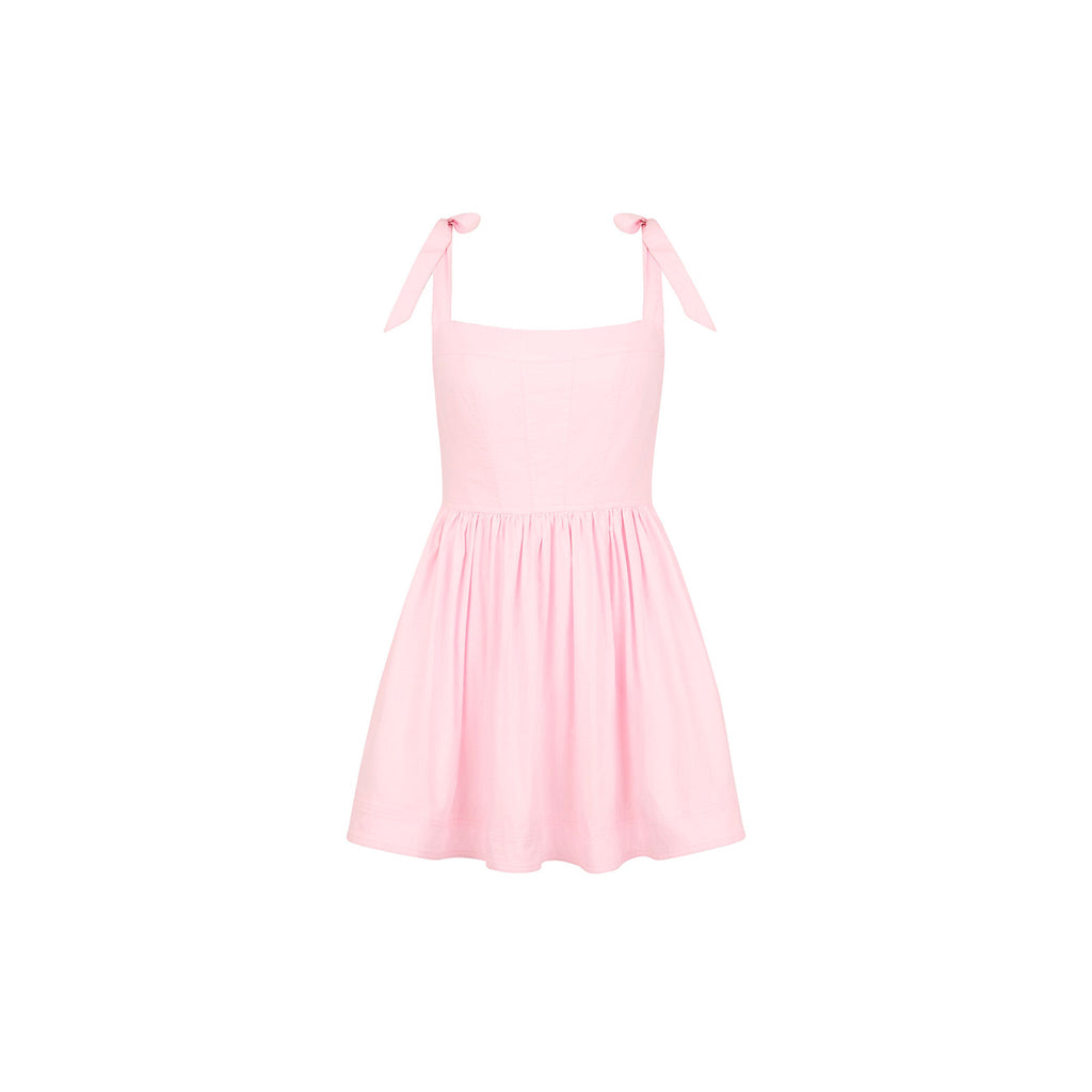 Ruffle Corset Mini Dress - Le Rose