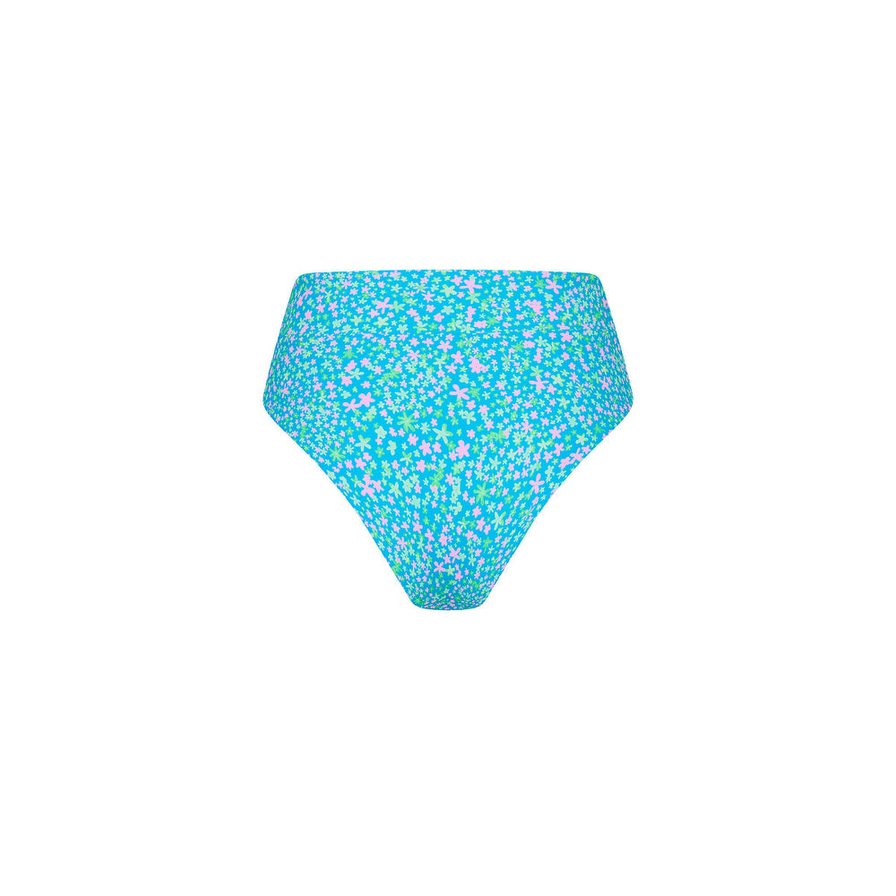High Hip Cheeky Bikini Bottom - Ocean Kisses