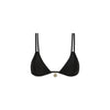 Twin Strap Bralette Bikini Top - Moonlight Black