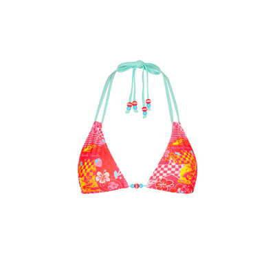 Halter Bralette Bikini Top - Pitstop Paradise