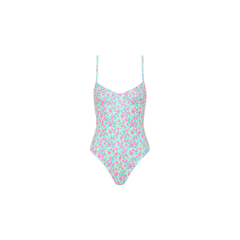 Underwire Cheeky One Piece - Sweet Pea