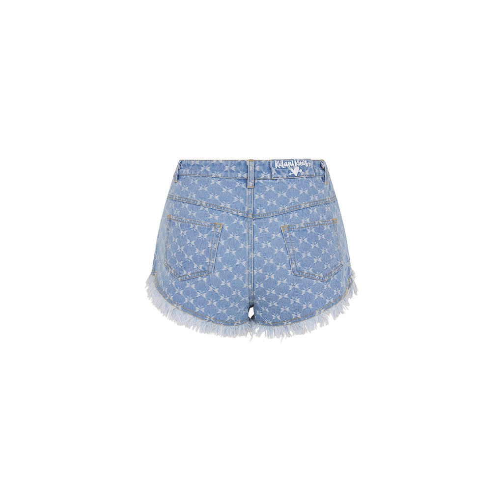 Frayed Jean Shorts - Darling Denim
