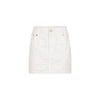 Applique Jean Mini Skirt - Chantilly Denim