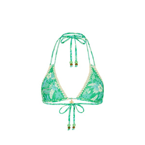 Crochet Halter Bikini Top - Barefoot Breeze