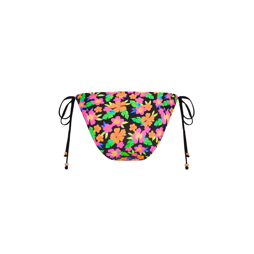Full Coverage Tie Bikini Bottom - Midnight Glow