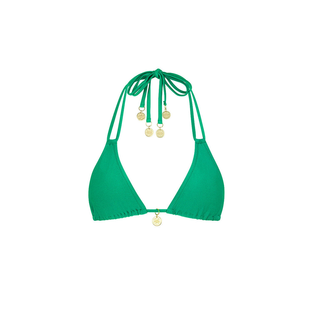 Halter Bralette Bikini Top - Island Lush