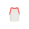 Bind Crop Tank Top - Hibiscus Kisses