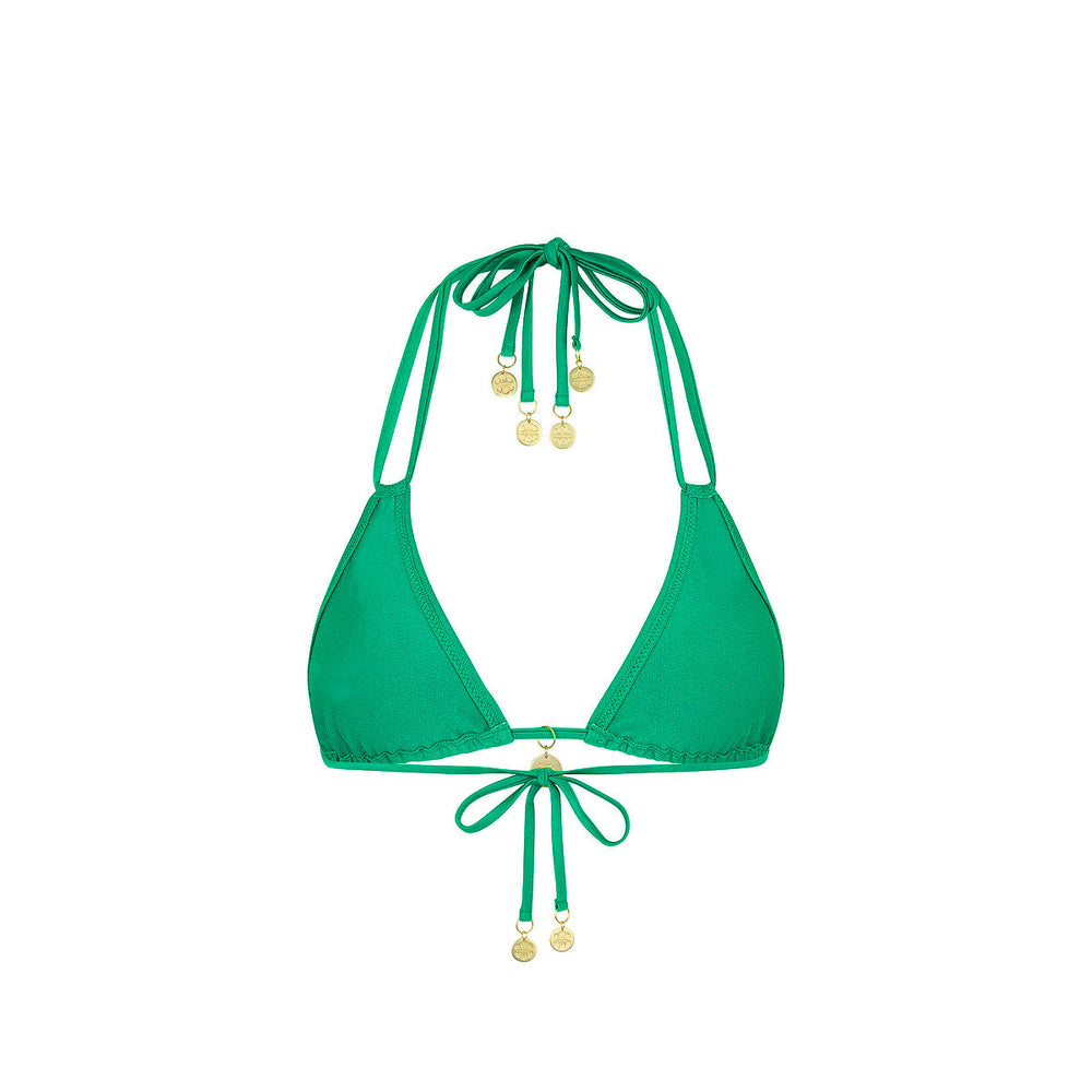 Halter Bralette Bikini Top - Island Lush