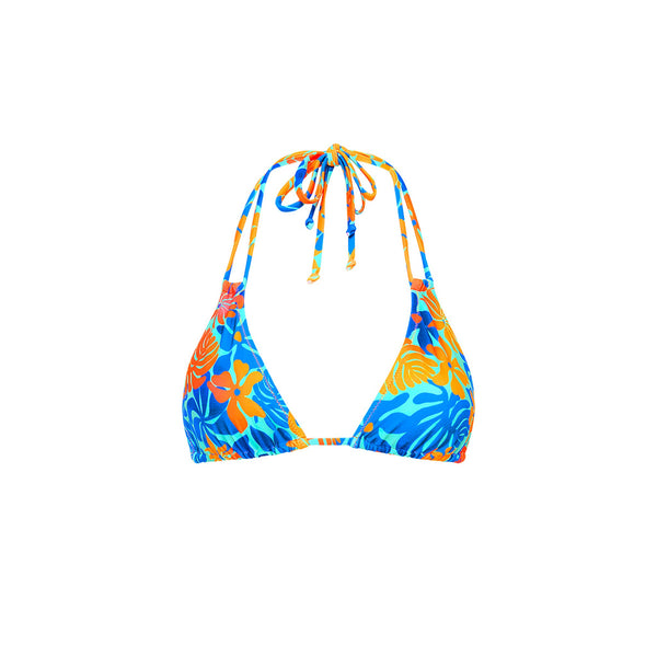 Halter Bralette Bikini Top - Azure