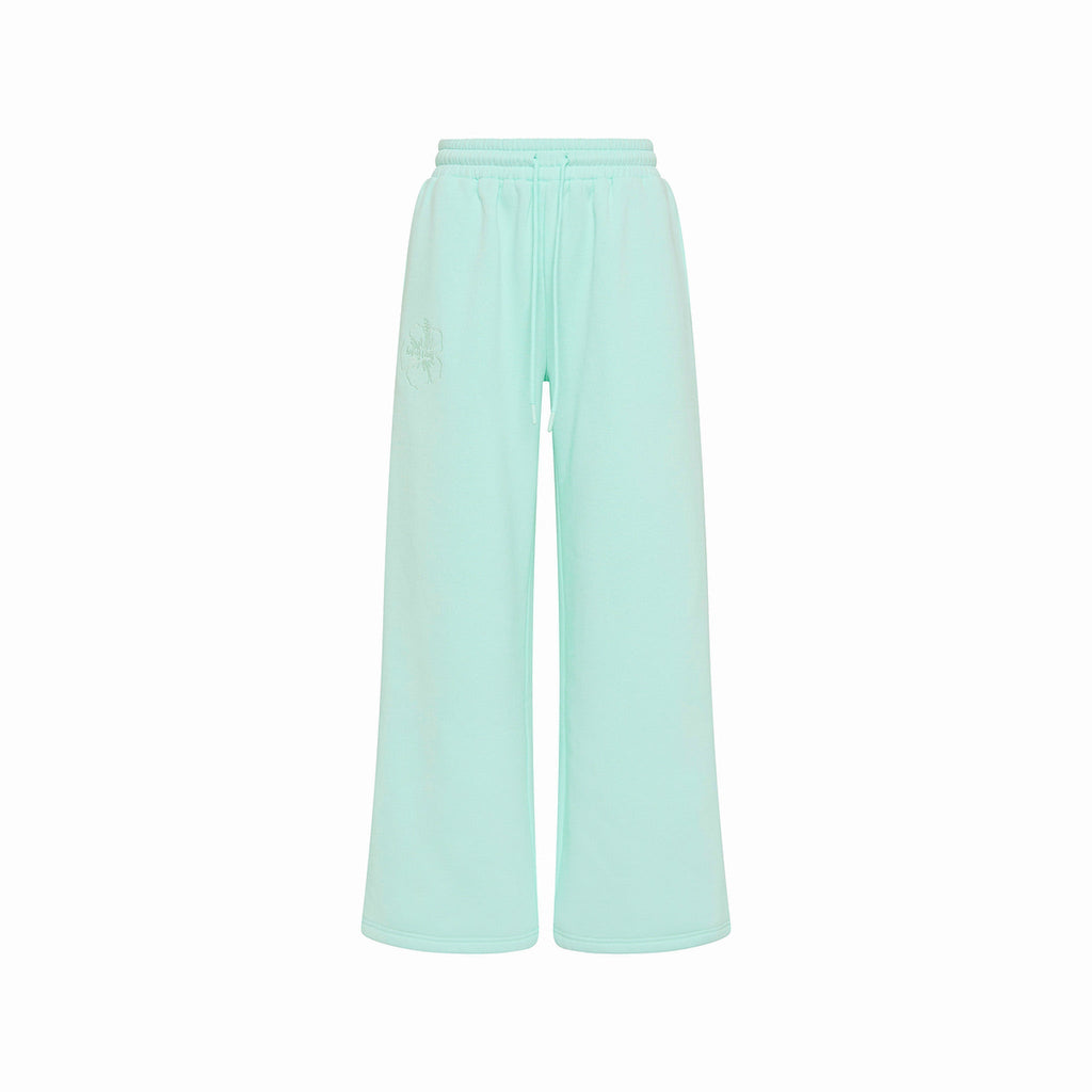 Embroidered Track Pants - Jelly Mint