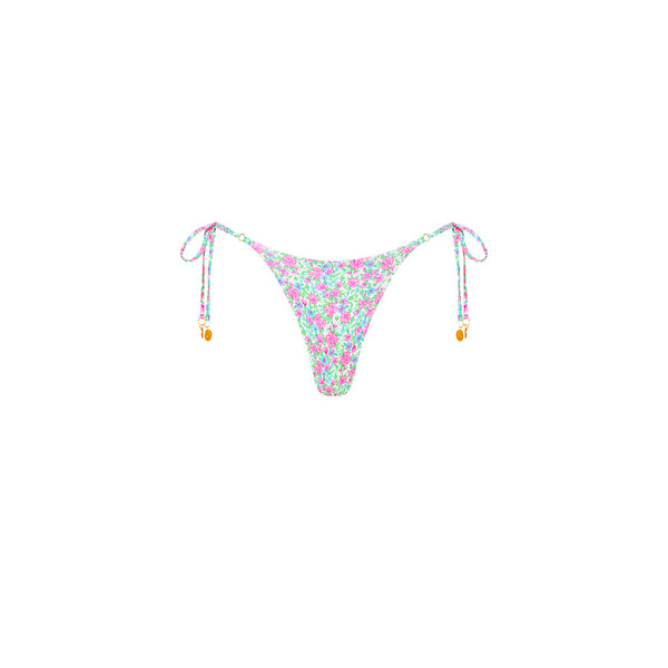 Thong Tie Side Bikini Bottom - Sweet Pea