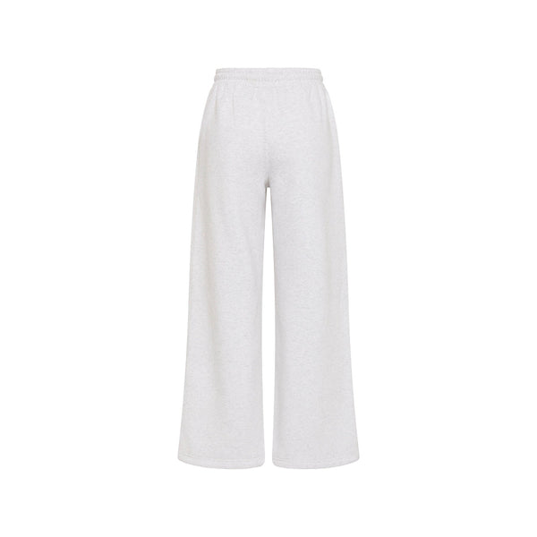 Embroidered Track Pants - Silver Stone