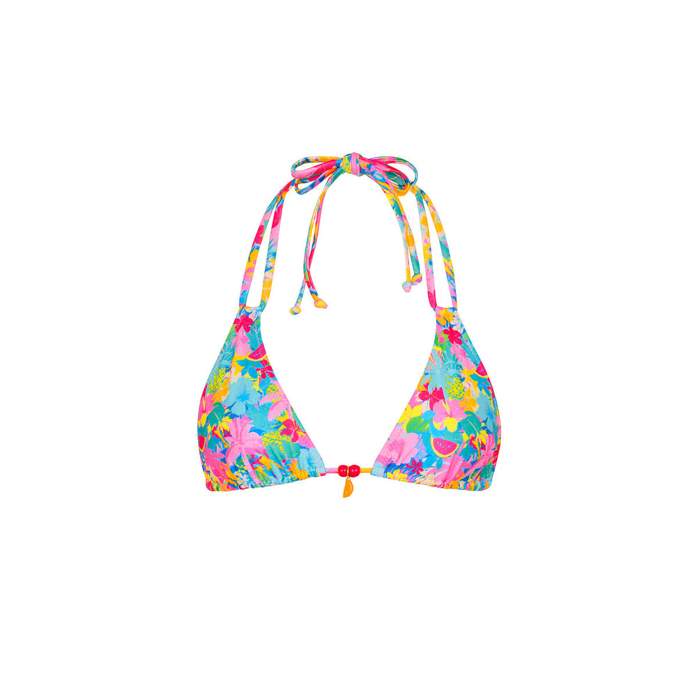 Halter Bralette Bikini Top - Pretty Paradise