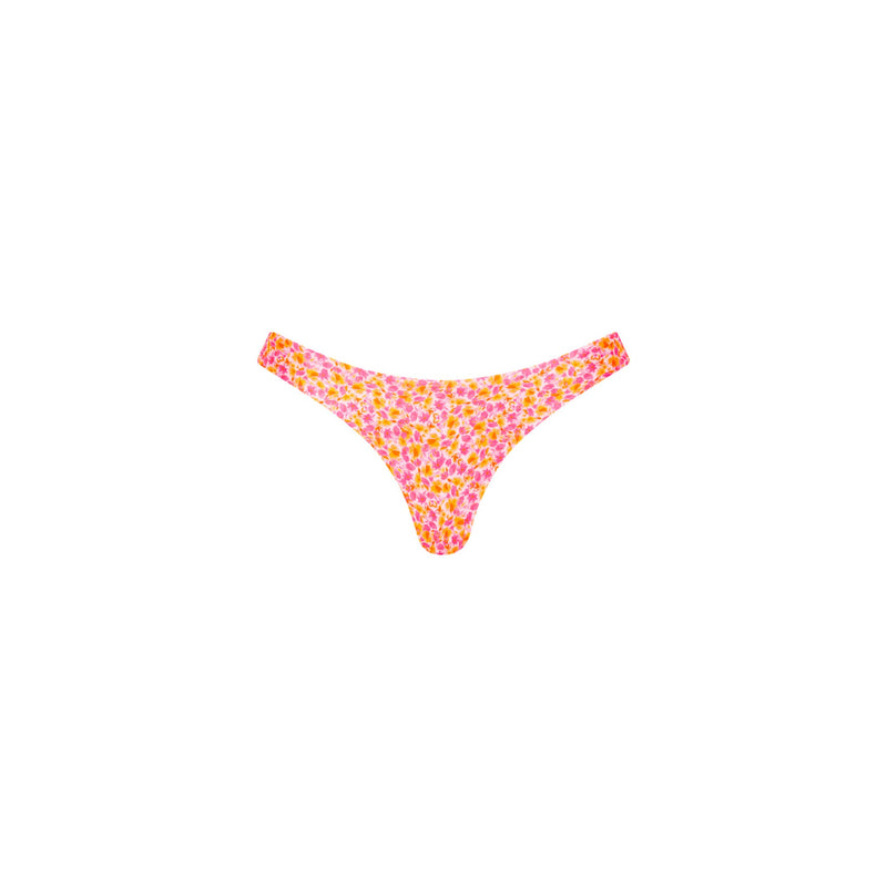 Minimal Full Coverage Bikini Bottom - Sherbet Shimmer