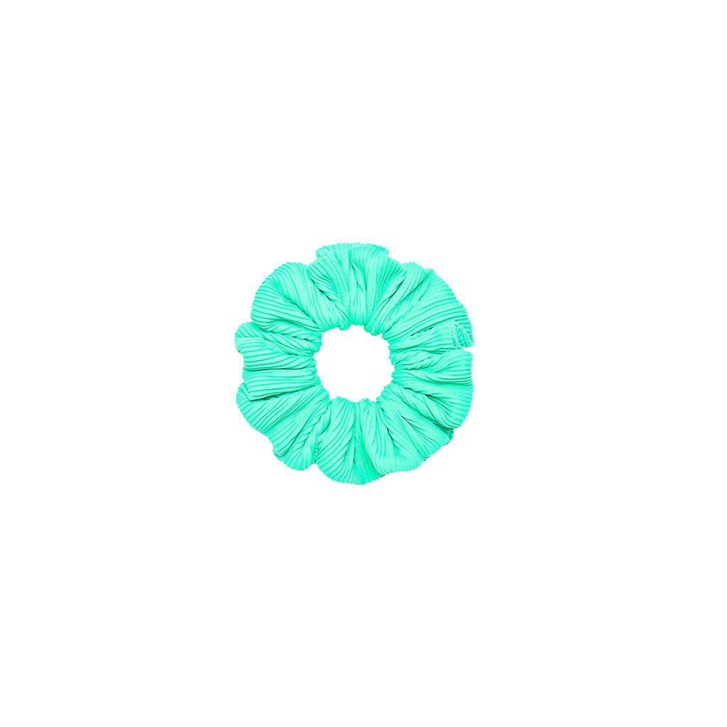 Scrunchie - Turquoise Mint Ribbed