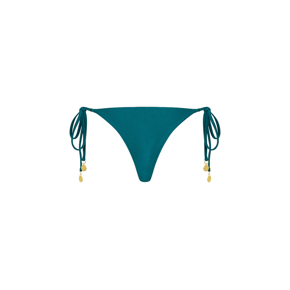 Thong Tie Side Bikini Bottom - Laguna Haze