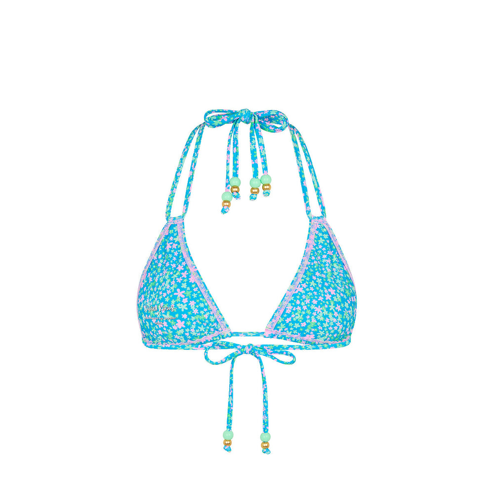 Halter Bralette Bikini Top - Ocean Kisses