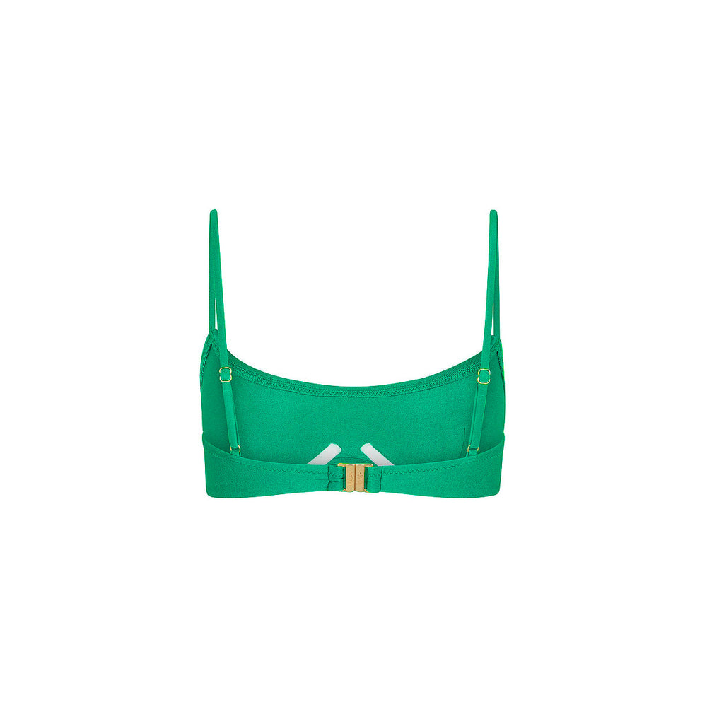 Invisible Underwire Crop Bikini Top - Island Lush