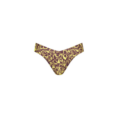 Cheeky V Bikini Bottom - Coconut Kisses
