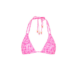 Halter Bralette Bikini Top - Berry Burst