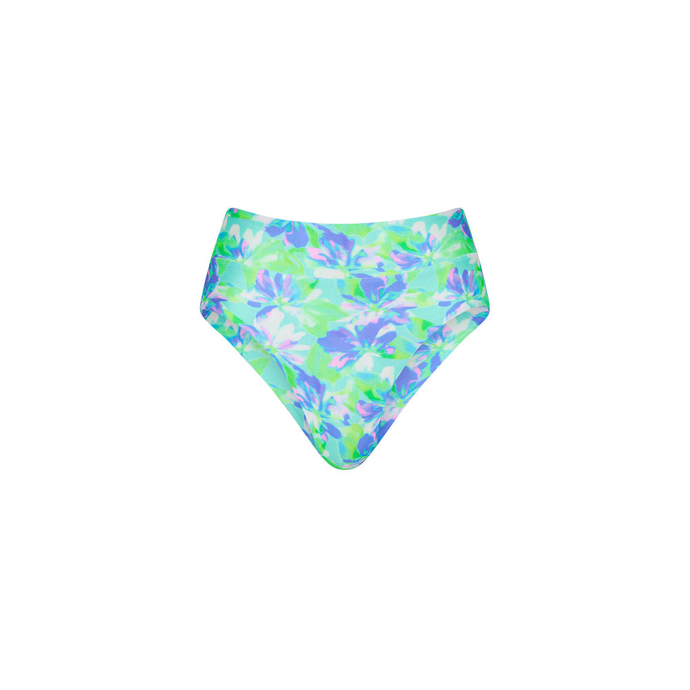 High Hip Cheeky Bikini Bottom - Monaco Whispers