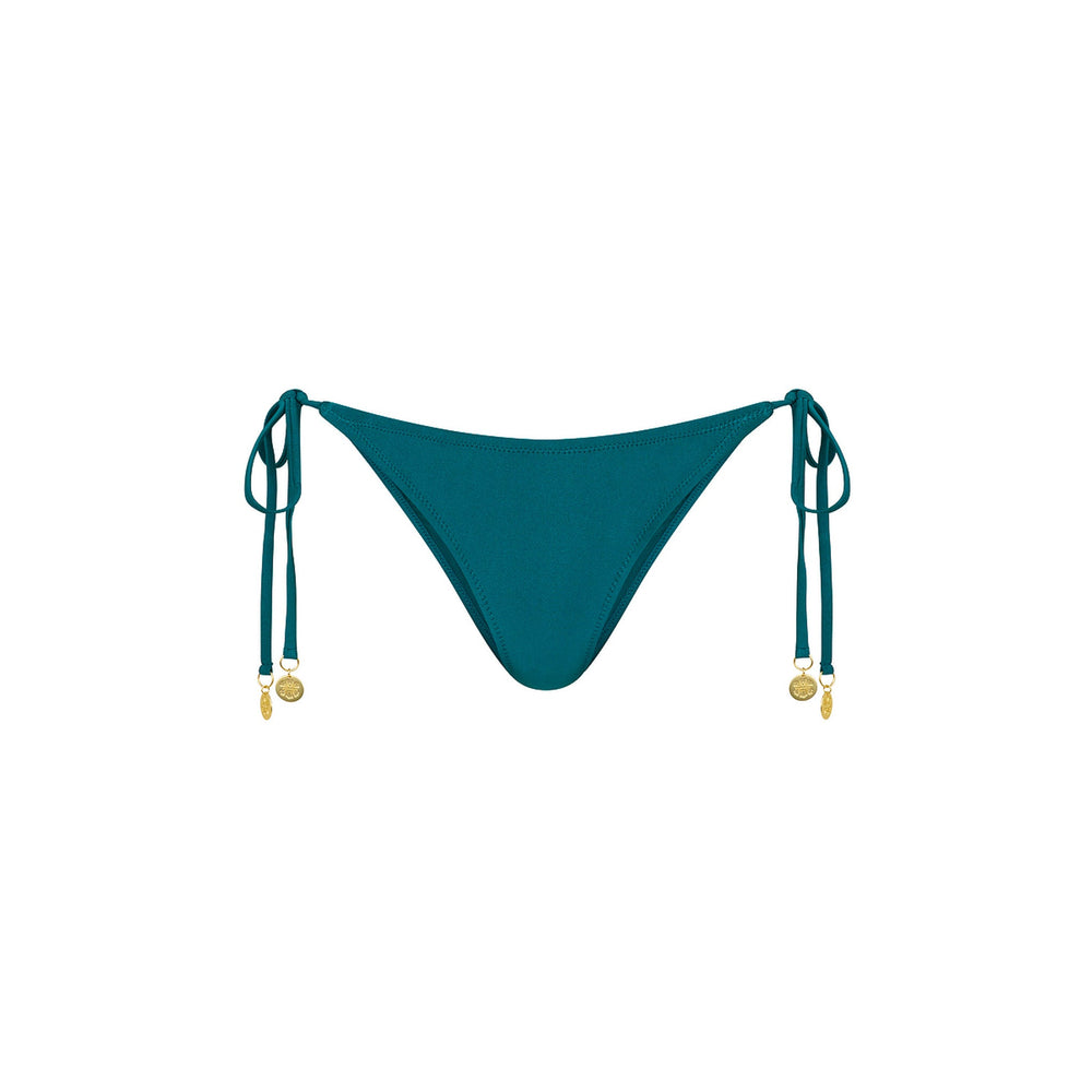 Full Coverage Tie Bikini Bottom - Laguna Haze