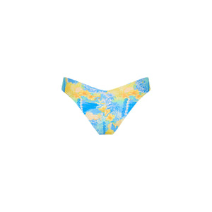 Cheeky V Bikini Bottom - Limoncello Lagoon
