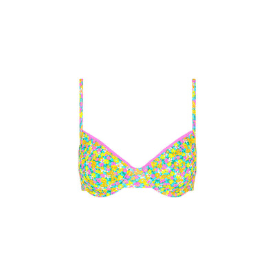 Decorative Ditzy Underwire Bikini Top - Hula Honey