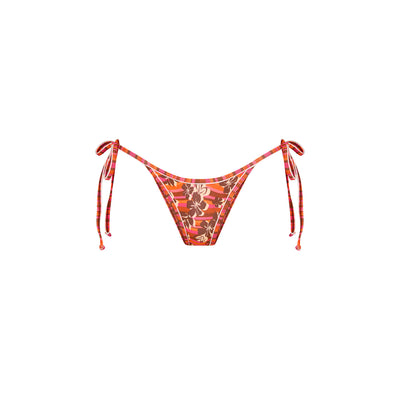 Double Bind Cheeky Tie Bikini Bottom - Sunkissed Stripe