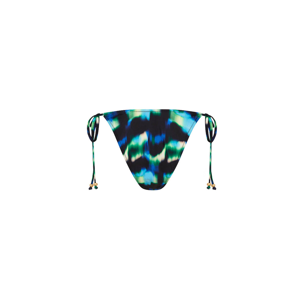 Ring Cheeky Tie Bikini Bottom - Ocean Mischief