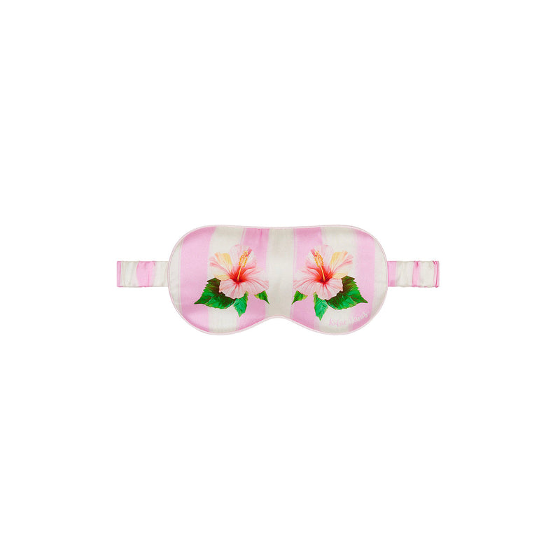 Silk Eyemask - Sleepy Hibiscus