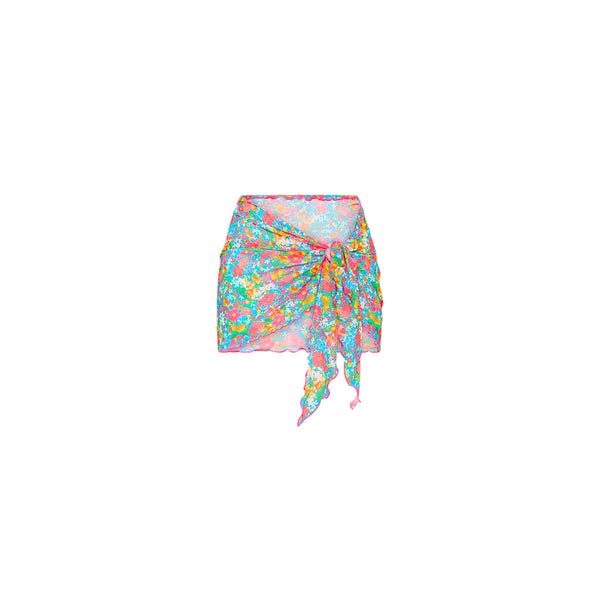 Mini Mesh Sarong - Mermaid Garden