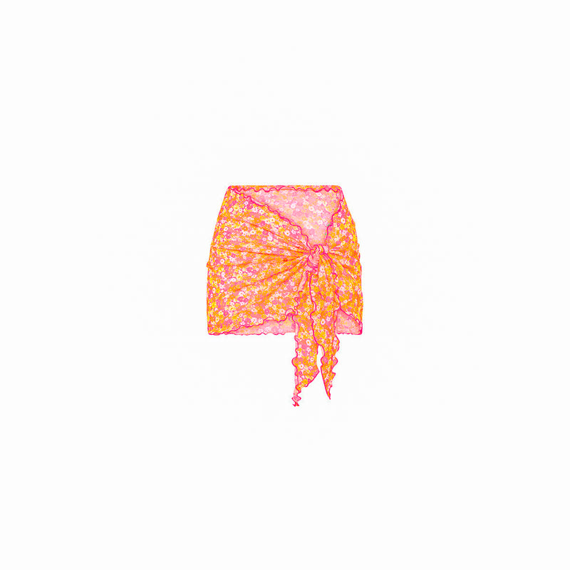 Mini Mesh Sarong - Mimosa Meadows