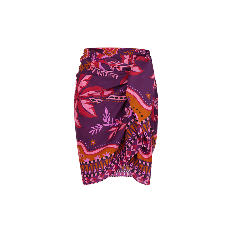Sarong Cover Up - Whiskey Waves