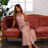 Scoop Low Back Maxi Dress - Wild Skies