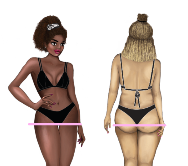 Minimal Full Coverage Pitch Black Ribbed Bikini Bottoms - Shop Women's  Swimwear –KulaniKinisCanada